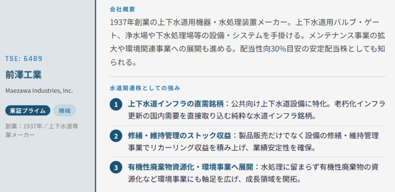 前澤工業(6489)