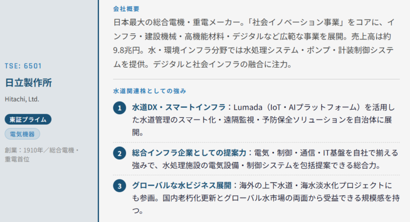 日立製作所(6501)